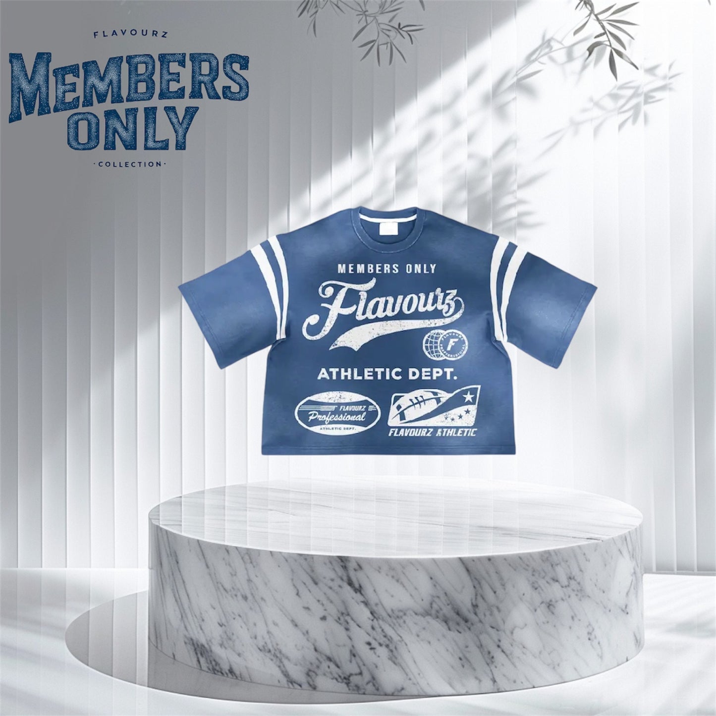 Blue “Members Only” Tee