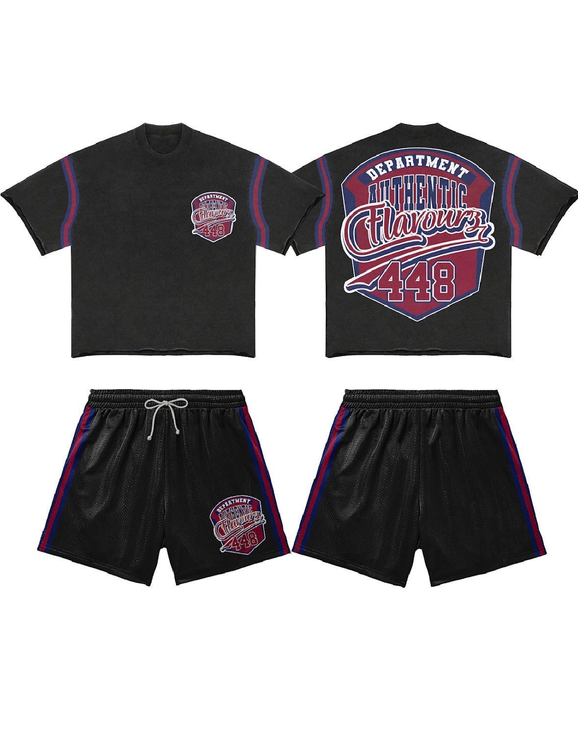 Flavourz 448 Collection – Basketball Short Set