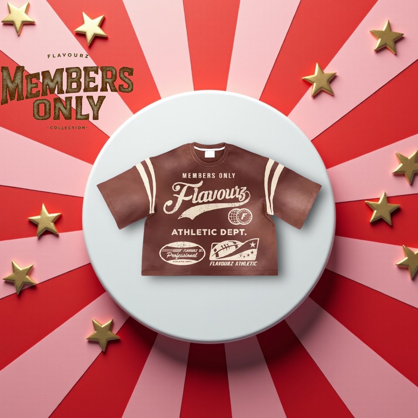Brown “Members Only” Tee