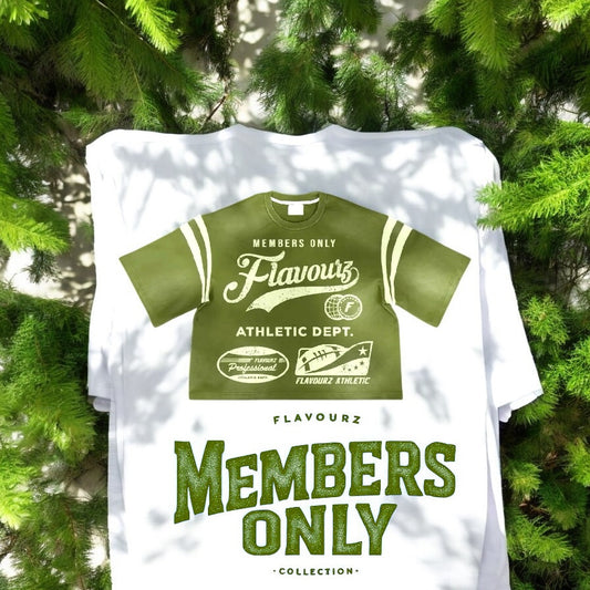 Olive Green “Members Only” Tee